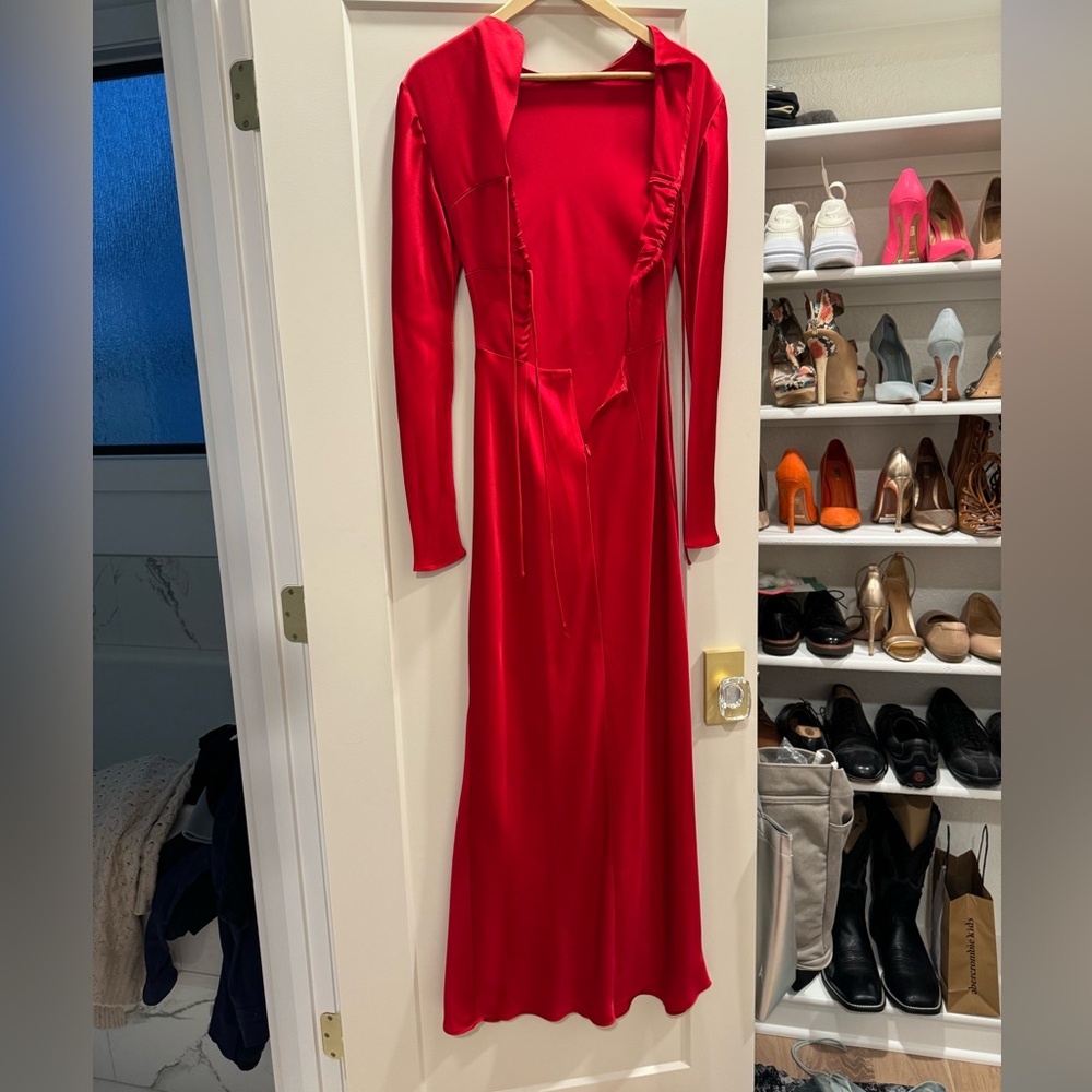 ZARA BACKLESS DRESS XS